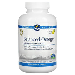 Balanced Omega, Lemon - 180 softgels - Sense42 Beauty and Health