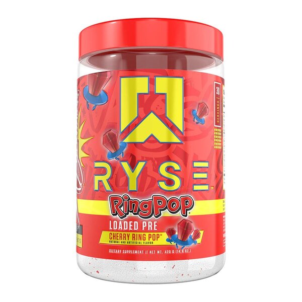 RYSE Loaded Pre, Cherry Ring Pop (EAN 854050008697) - 420g