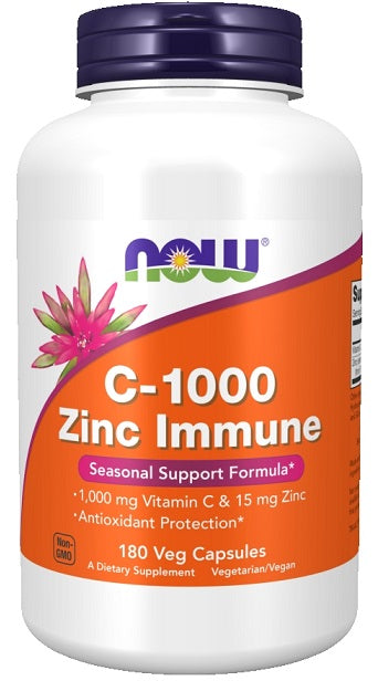 C-1000 Zinc Immune - 180 vcaps - Sense42 Beauty and Health
