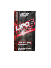 Lipo-6 Black Ultra Concentrate, Extreme Potency - 60 black caps - Sense42 Beauty and Health