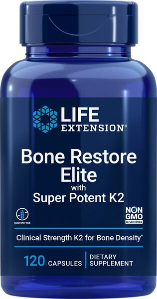 Bone Restore Elite with Super Potenet K2 - 120 caps - Sense42 Beauty and Health