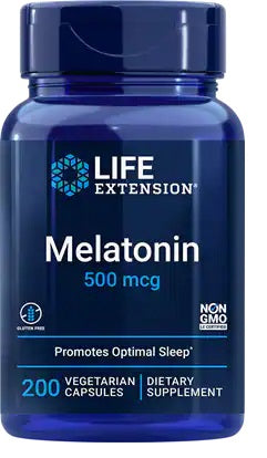 Melatonin, 500mcg - 200 vcaps - Sense42 Beauty and Health