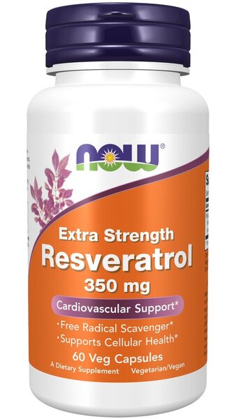 Resveratrol, Extra Strength 350mg - 60 vcaps - Sense42 Beauty and Health
