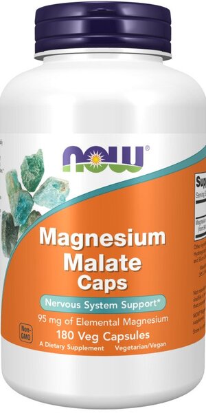 Magnesium Malate Caps - 180 vcaps - Sense42 Beauty and Health