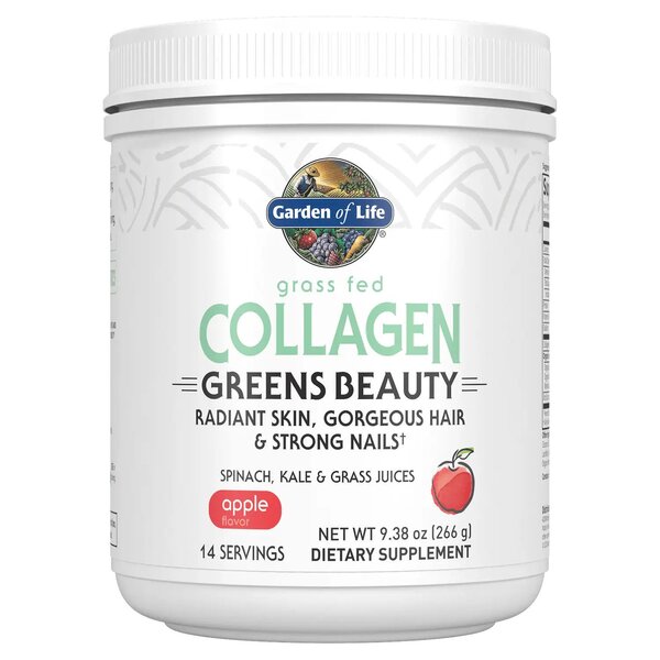 Grass Fed Collagen Greens Beauty, Apple - 266g - Sense42 Beauty and Health