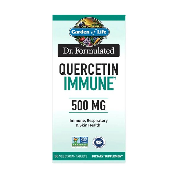 Dr. Formulated Quercetin Immune, 500mg - 30 vegetarian tablets - Sense42 Beauty and Health