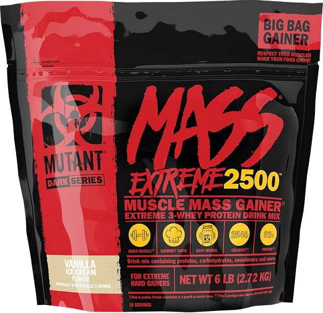 Mutant Mutant Mass Extreme 2500 Vanilla Ice Cream - 2720g