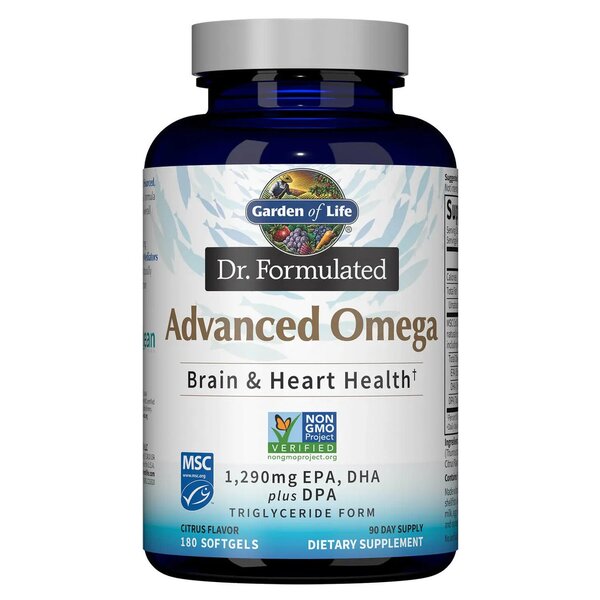 Dr. Formulated Advanced Omega, Citrus - 180 softgels - Sense42 Beauty and Health
