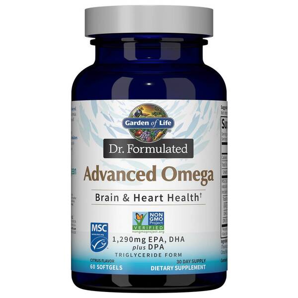 Dr. Formulated Advanced Omega, Citrus - 60 softgels - Sense42 Beauty and Health