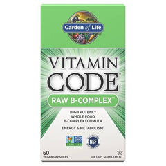 Vitamin Code Raw B-Complex - 60 vegan caps - Sense42 Beauty and Health