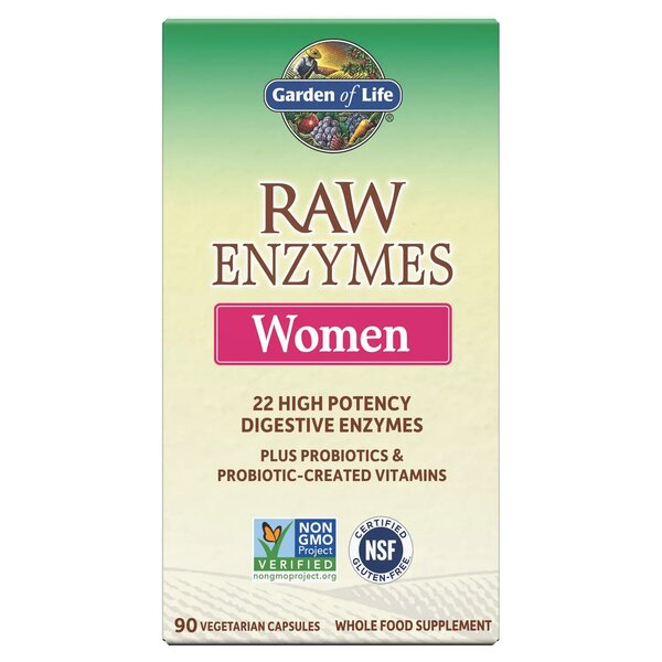 Raw Enzymes Women - 90 vcaps - Sense42 Beauty and Health