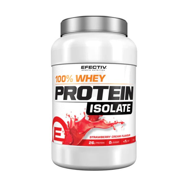 100% Whey Protein Isolate, Strawberry Cream - 908g - Sense42 Beauty and Health