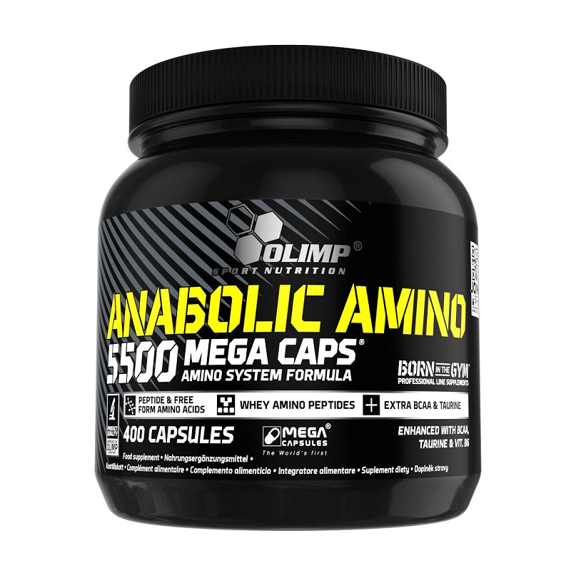 Anabolic Amino 5500, Mega Caps - 400 caps - Sense42 Beauty and Health