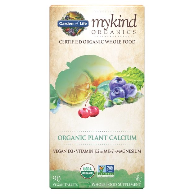 Mykind Organics Plant Calcium - 90 vegan tablets - Sense42 Beauty and Health