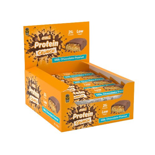 Applied Protein Crunch Bar, Milk Chocolate Peanut - 12 x 65g - Sense42 Beauty and Health