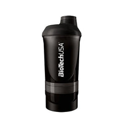 Wave+ Shaker, Black Smoke - 600 ml. (+ 200 ml.+ 150 ml.) - Sense42 Beauty and Health