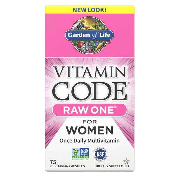Vitamin Code RAW ONE for Women - 75 vcaps - Sense42 Beauty and Health