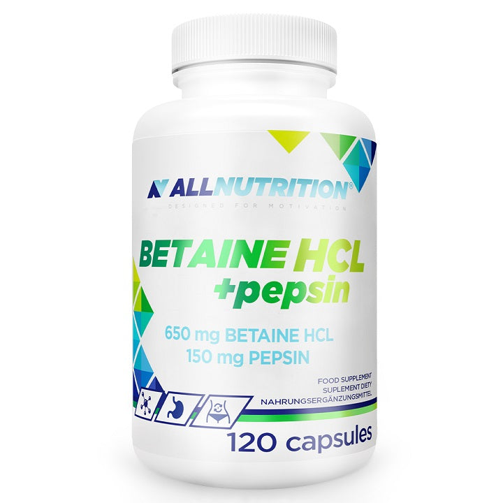 Betaine HCl + Pepsin - 120 caps (EAN 5902837729435)
