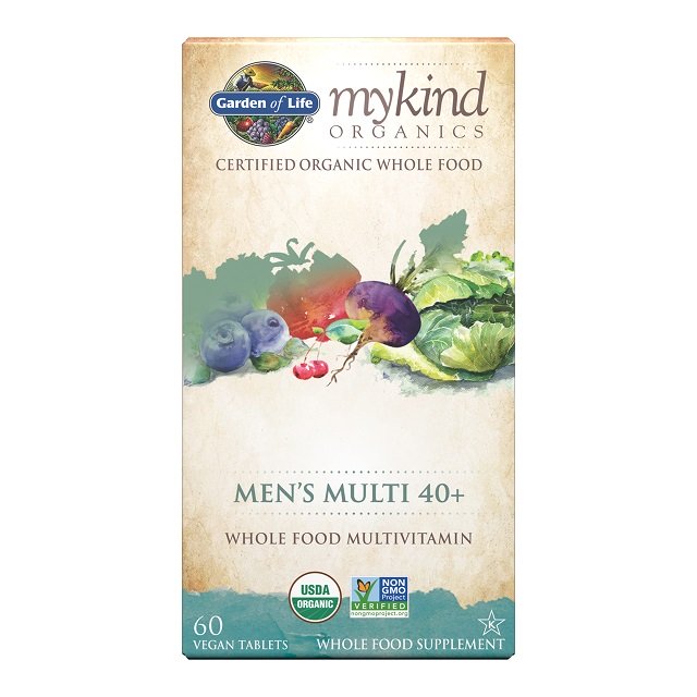 Mykind Organics Men's Multi 40+ - 60 vegan tablets - Sense42 Beauty and Health