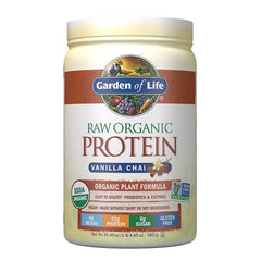 Raw Organic Protein, Vanilla Chai - 580g - Sense42 Beauty and Health