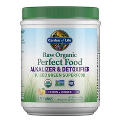 Raw Organic Perfect Food Alkalizer & Detoxifier, Lemon Ginger - 282g - Sense42 Beauty and Health