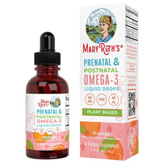 Prenatal & Postnatal Omega-3 Liquid Drops, Orange - 60 ml. - Sense42 Beauty and Health