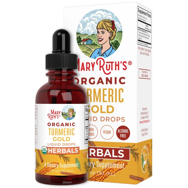 Organic Turmeric Gold Liquid Drops - 30 ml. - Sense42 Beauty and Health
