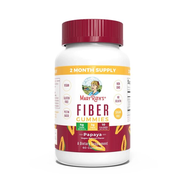 Fiber Gummies, Papaya - 60 gummies - Sense42 Beauty and Health