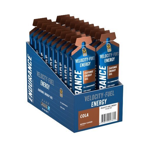 Endurance Energy Isotonic Energy Gel, Cola (EAN 5056555201503) - 20 x 60g - Sense42 Beauty and Health
