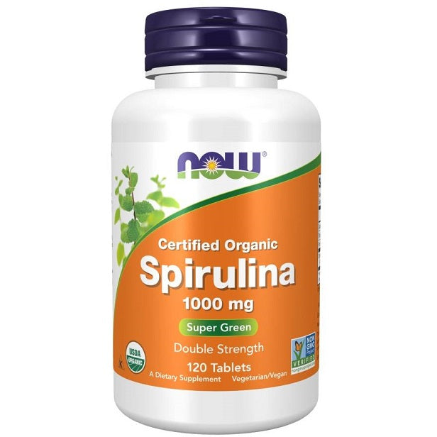 Spirulina Organic, 1000mg - 120 tabs - Sense42 Beauty and Health