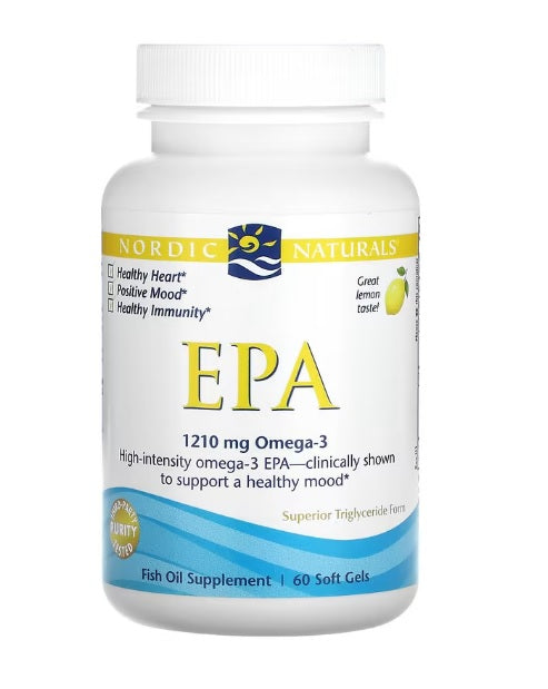 EPA, 1210mg Lemon - 60 softgels - Sense42 Beauty and Health