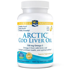 Arctic Cod Liver Oil, 750mg Lemon (EAN 768990577857) - 90 softgels - Sense42 Beauty and Health