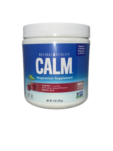 Calm Magnesium Powder, Cherry - 226g - Sense42 Beauty and Health