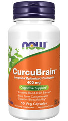 CurcuBrain, 400mg - 50 vcaps - Sense42 Beauty and Health