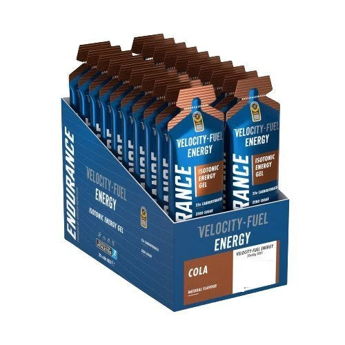 Endurance Energy Isotonic Energy Gel, Cola  - 20 x 60g - Sense42 Beauty and Health