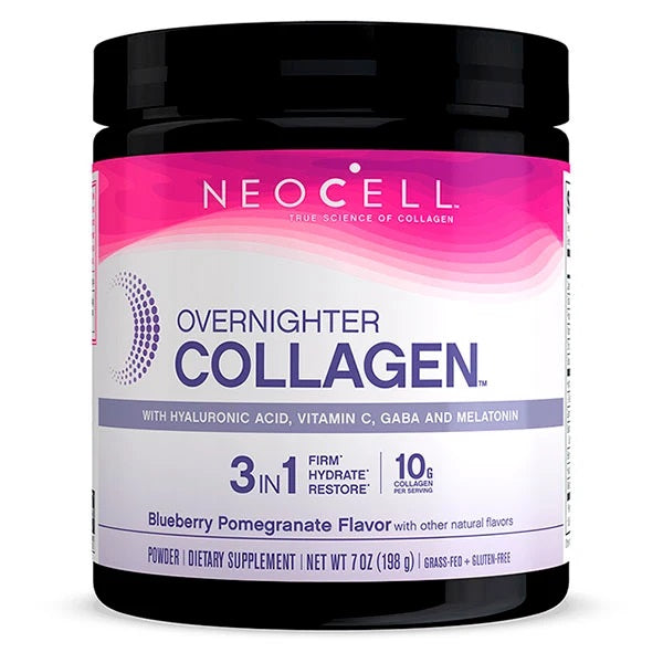 Overnighter Collagen, Blueberry Pomegranate - 198g - Sense42 Beauty and Health
