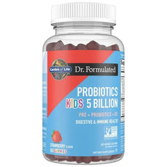 Dr. Formulated Probiotics Kids 5 Billion Gummies, Strawberry - 60 gummies - Sense42 Beauty and Health