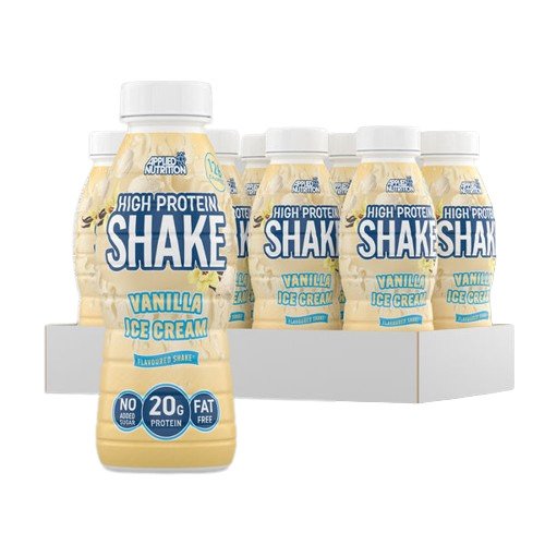 High Protein Shake, Vanilla Ice Cream - 8 x 330 ml. - Sense42 Beauty and Health