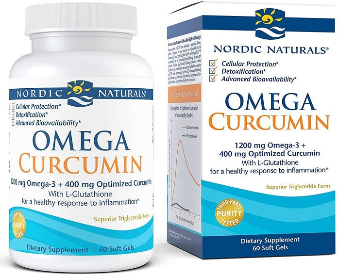 Omega Curcumin, 1200mg - 60 softgels - Sense42 Beauty and Health