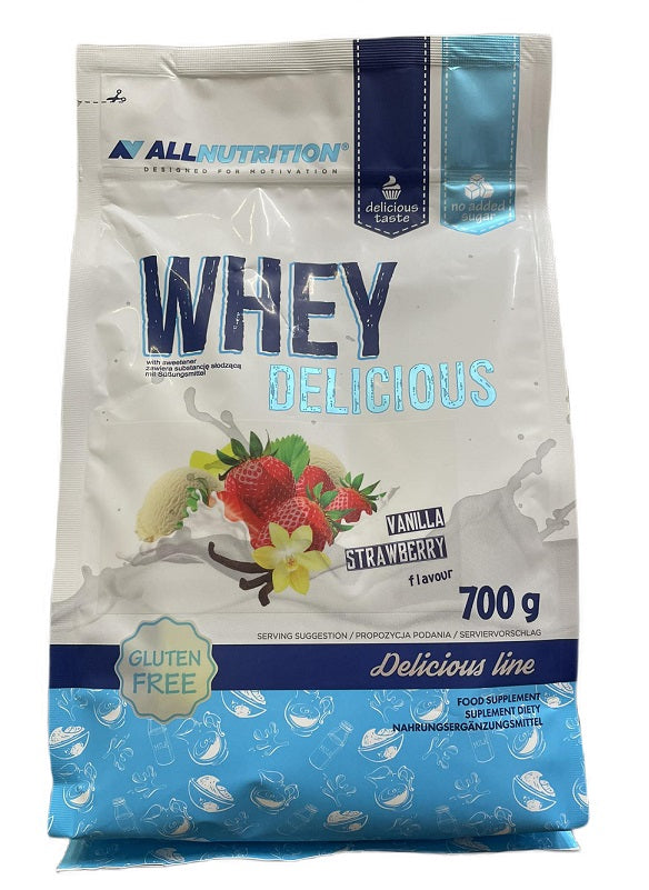 Whey Delicious, Vanilla Strawberry - 700g - Sense42 Beauty and Health