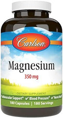 Magnesium, 350mg - 180 caps - Sense42 Beauty and Health