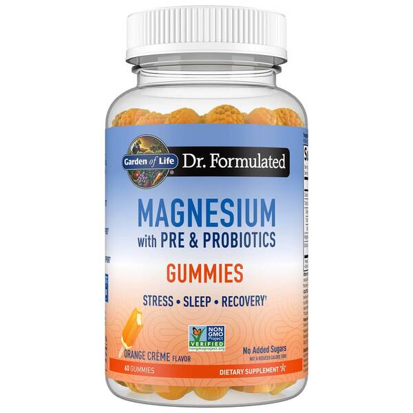 Dr. Formulated Magnesium with Pre & Probiotics Gummies, Orange Creme - 60 gummies - Sense42 Beauty and Health
