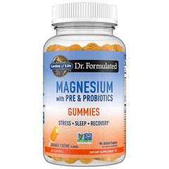Dr. Formulated Magnesium with Pre & Probiotics Gummies, Orange Creme - 60 gummies - Sense42 Beauty and Health