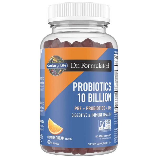 Dr. Formulated Probiotics 10 Billion, Orange Dream - 60 gummies - Sense42 Beauty and Health