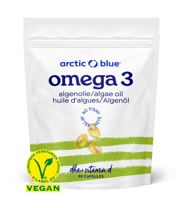 Algae Oil DHA with Vitamin D - 90 vcaps - Sense42 Beauty and Health