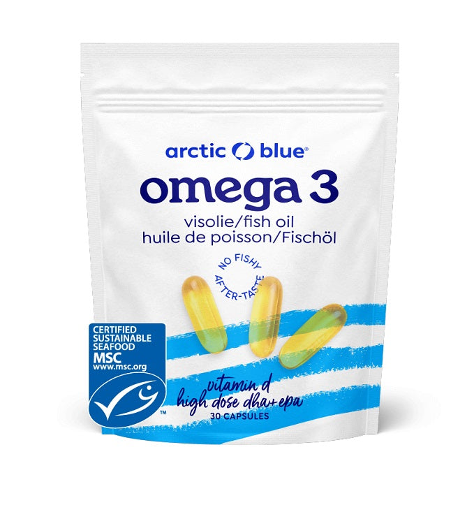 Fish Oil High Dose DHA + EPA with Vitamin D - 30 caps - Sense42 Beauty and Health