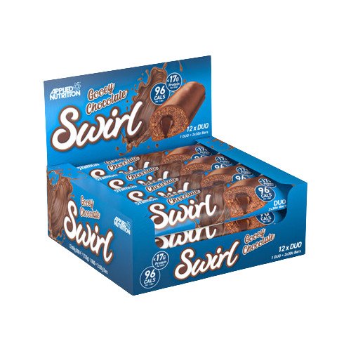 Swirl Duo Bar, Gooey Chocolate - 12 x 60g - Sense42 Beauty and Health