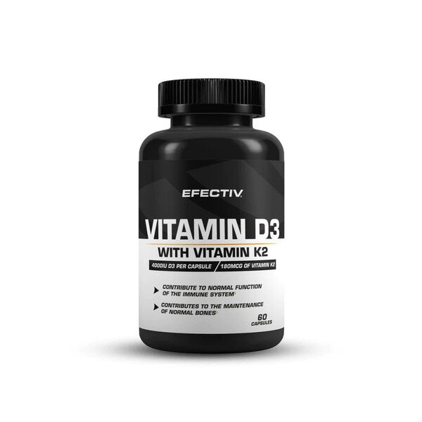 Vitamin D3 with Vitamin K2 - 60 caps - Sense42 Beauty and Health