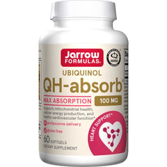 Ubiquinol QH-absorb, 100mg - 60 softgels - Sense42 Beauty and Health