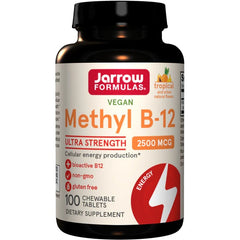 Methyl B-12, 2500mcg (Tropical) - 100 vegan chewable tabs - Sense42 Beauty and Health